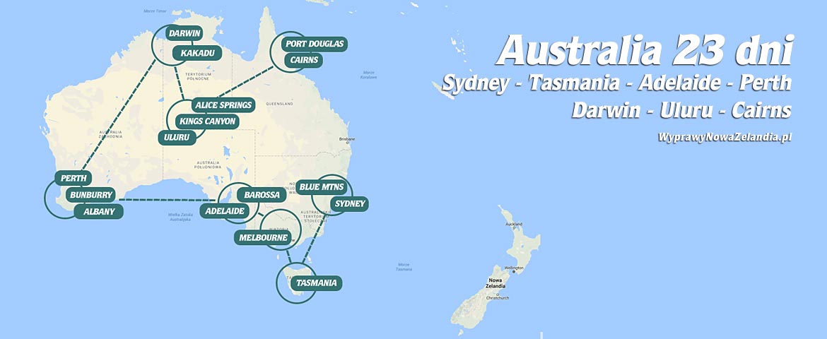 Wyprawy Australia 23 dni Baner